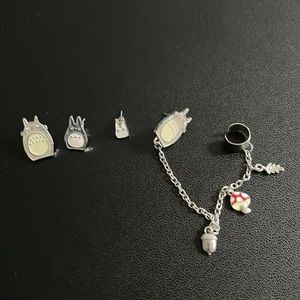 My neighbor Totoro earring & cuff set